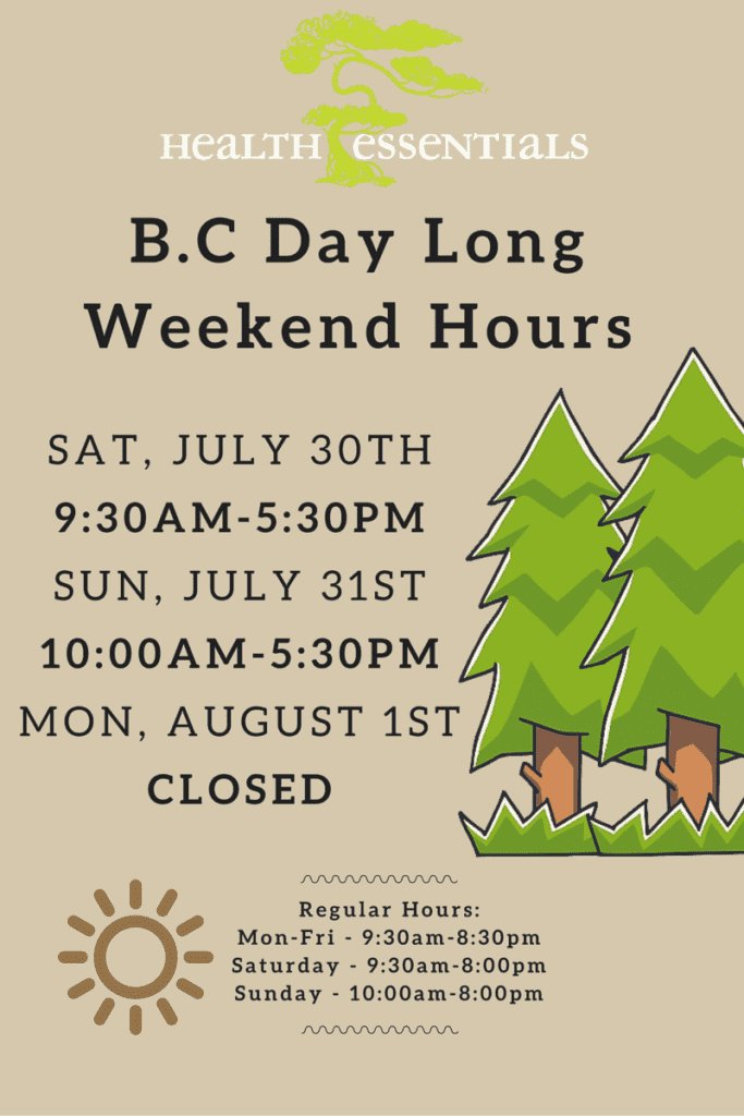 August long 2016 Holiday Hours