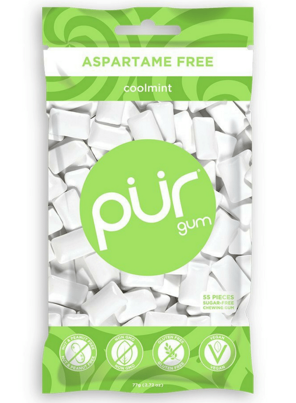Pur Xylitol Gum Coolmint 77g (55 pieces) - Health Essentials
