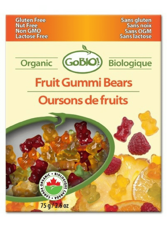 Organic Fruit Gummi Bears 75g Health Essentials