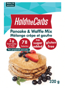 hold the carbs pancake and waffle mix