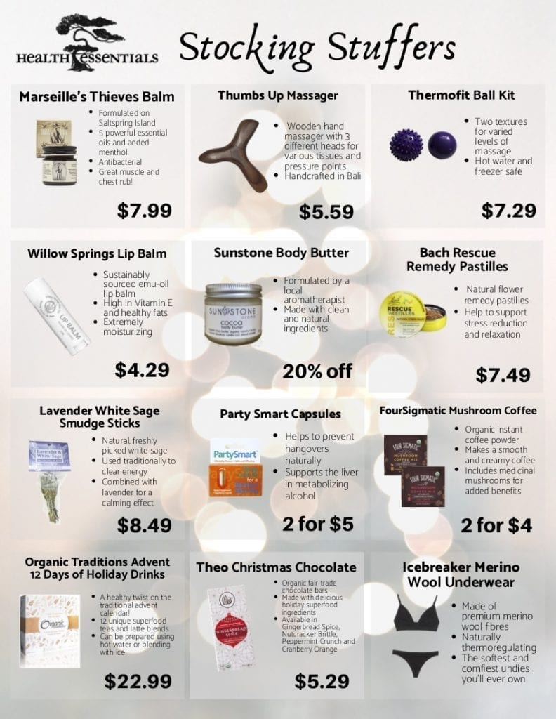 2019 Holiday Gift Guide Healthy Stocking Stuffer Ideas