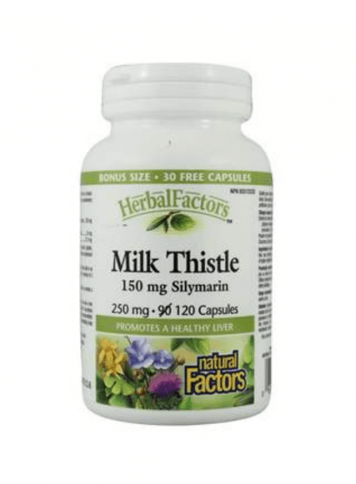 Natural Factors Milk Thistle 120capsules Health Essentials Victoria BC